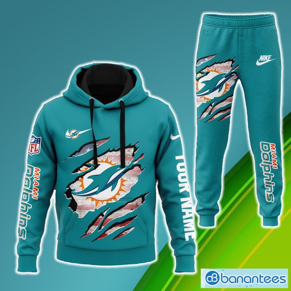 NFL Miami Dolphins Custom Name 3D Sweater 3D Gift For Men