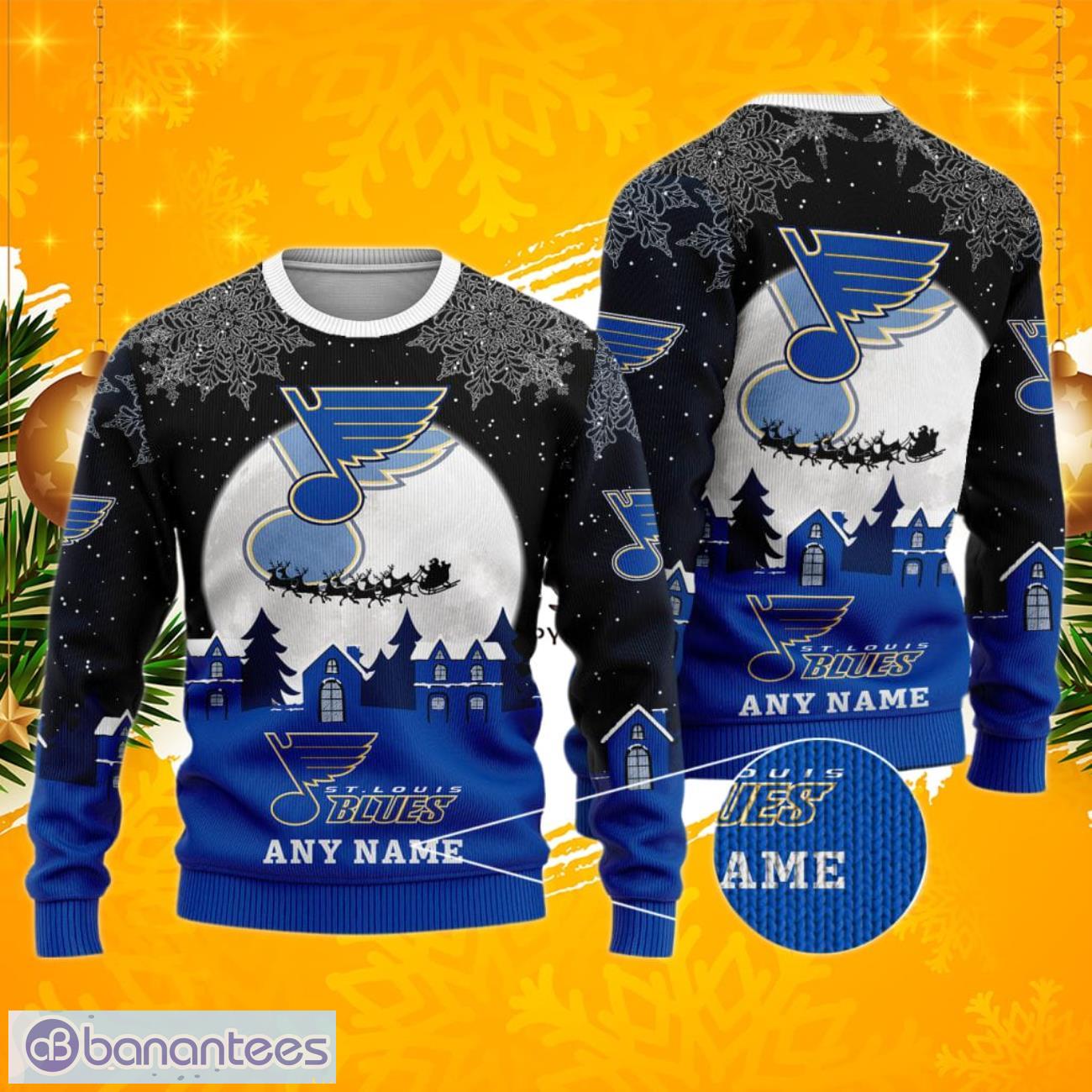 NHL St. Louis Blues Minion Christmas Ugly 3D Sweater For Men And