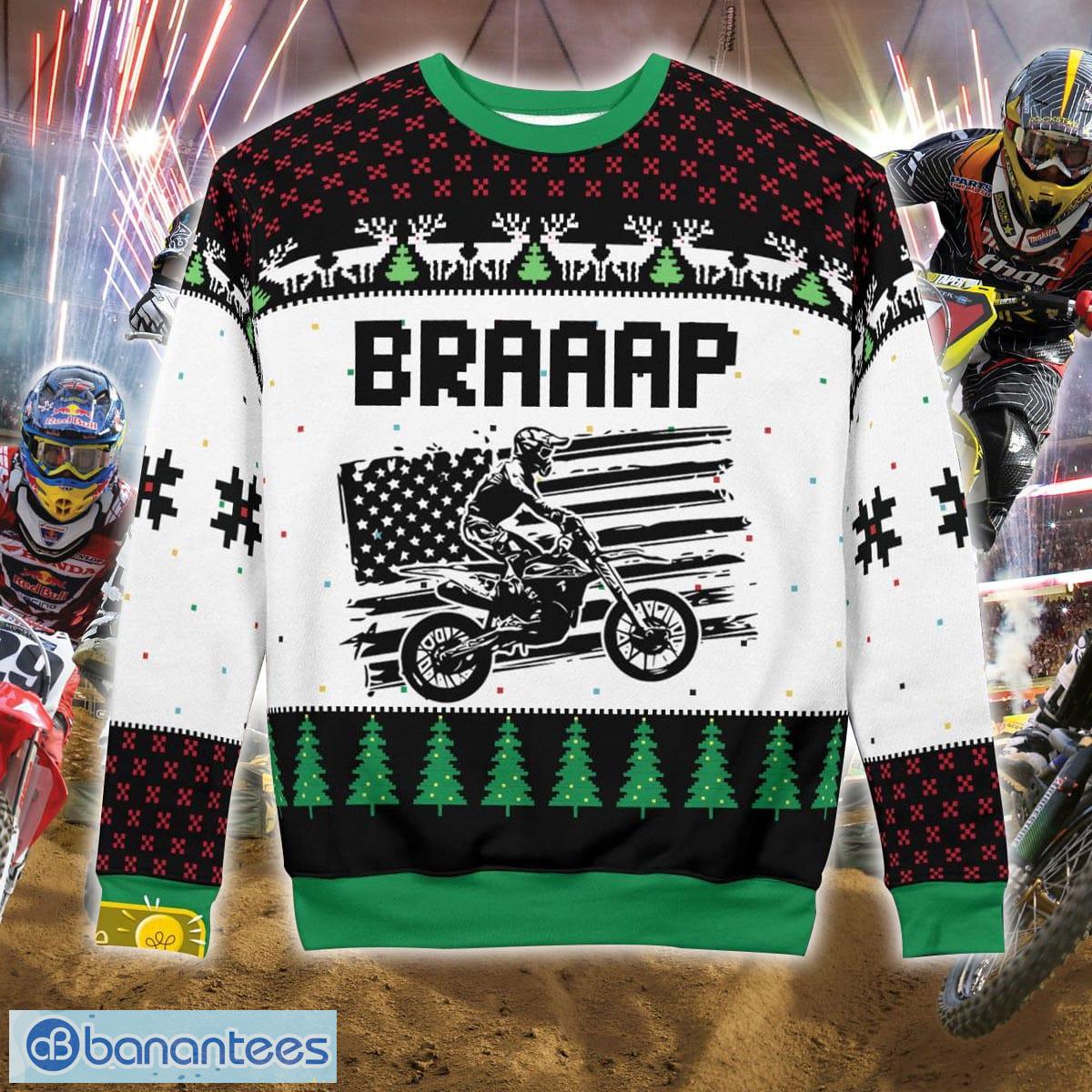 Dirt bike ugly hot sale christmas sweater