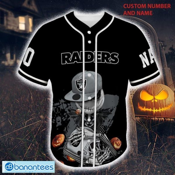 Las Vegas Raiders-NFL BASEBALL JERSEY CUSTOM NAME AND NUMBER Best Gift For  Men And Women Fans