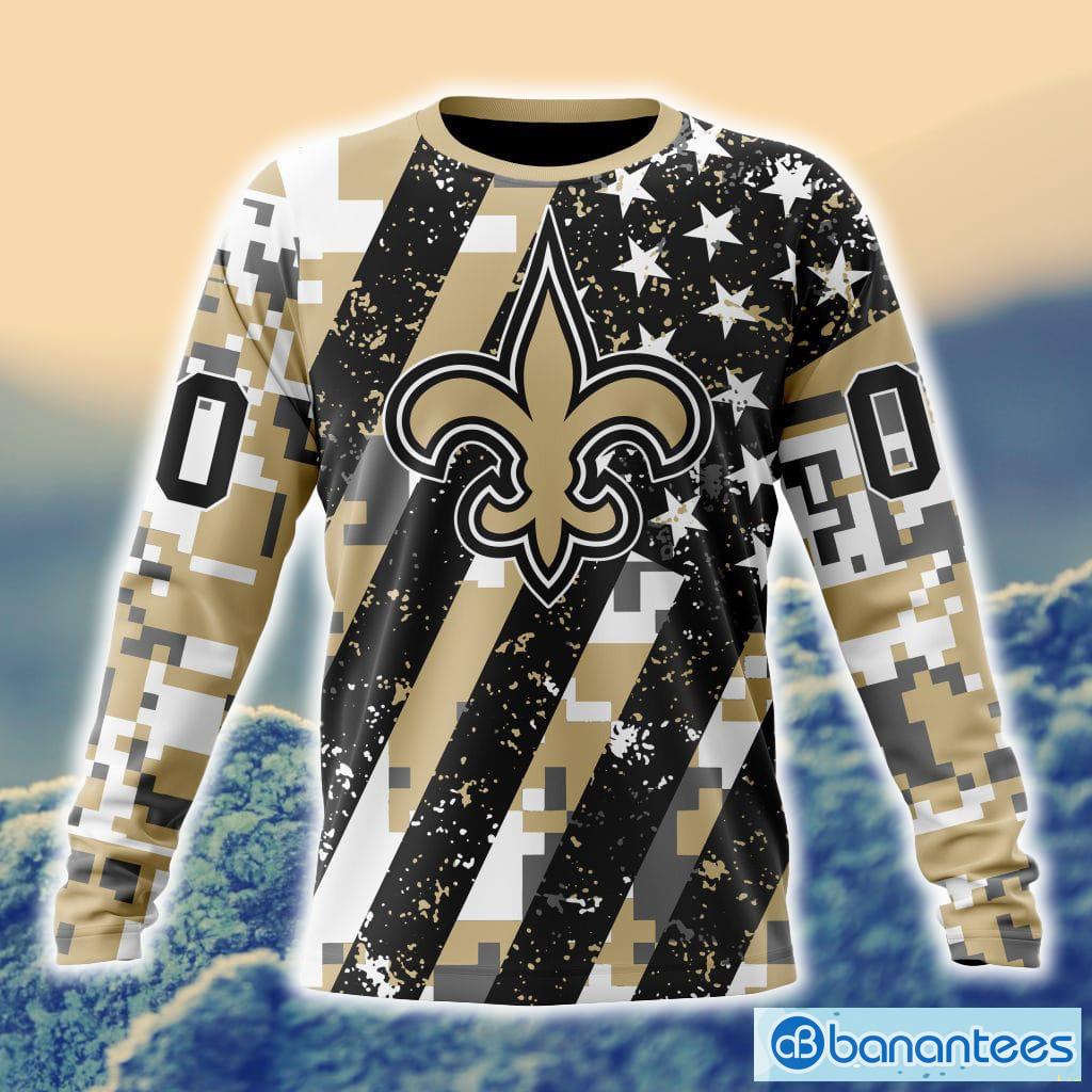 New Orleans Saints Nfl Custom Name And Number T-Shirt Sweatshirt