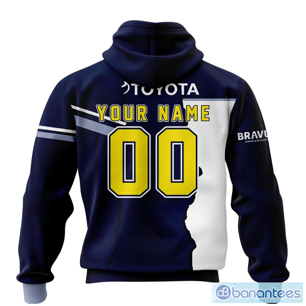 North Queensland Cowboys AOP NRL Custom Number And Name 3D Hoodie Zip  Hoodie T Shirt Gift For Fans - Banantees