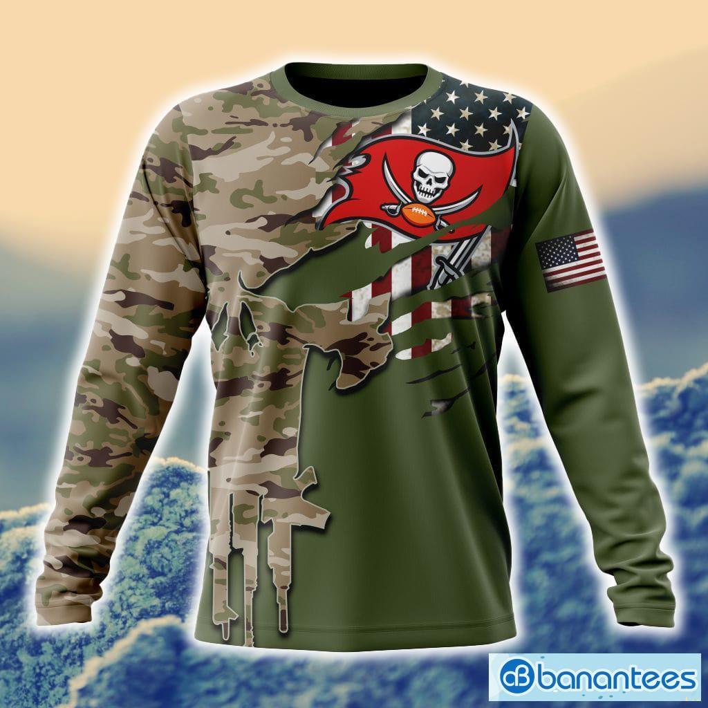 NFL Tampa Bay Buccaneers Special Camo Design For Veterans Day Hoodie