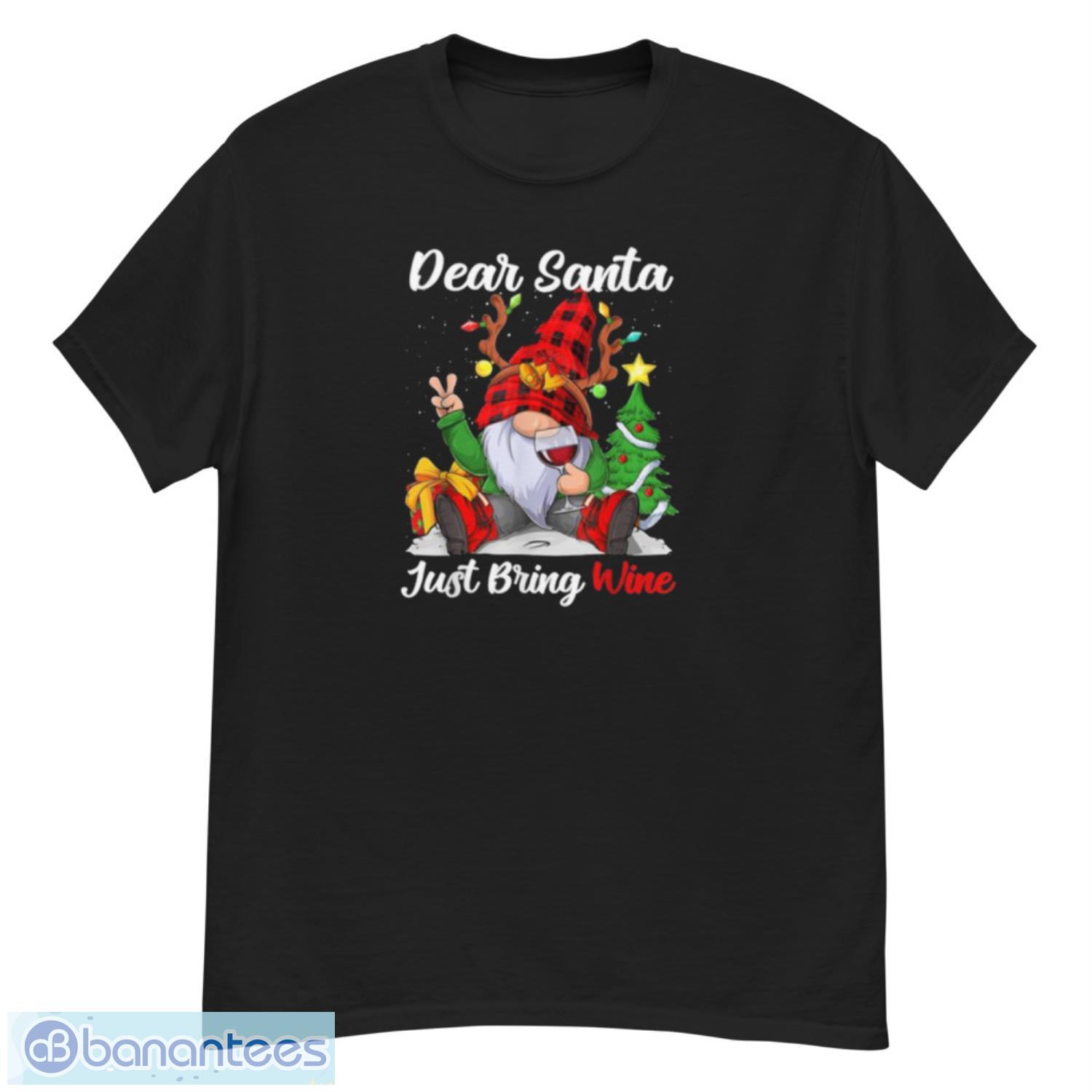 cute-dear-santa-just-bring-wine-christmas-xmas-wine-lovers-shirt.jpeg Cute Dear Santa Just Bring Wine Christmas Xmas Wine Lovers Shirt - G500 Men’s Classic T-Shirt