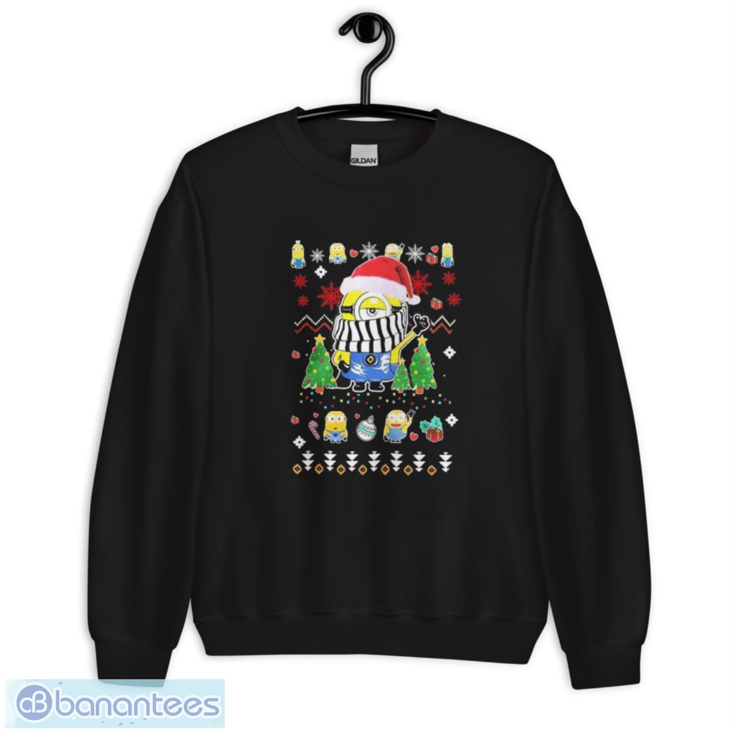 Cute Minions Santa Hat Ugly Christmas Shirt - Unisex Crewneck Sweatshirt Cute Minions Santa Hat Ugly Christmas Shirt - Unisex Crewneck Sweatshirt