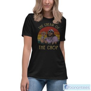 Macho The Cream Of The Crop Vintage Funny Vintage Retro T-Shirt - Women's Relaxed Short Sleeve Jersey Tee