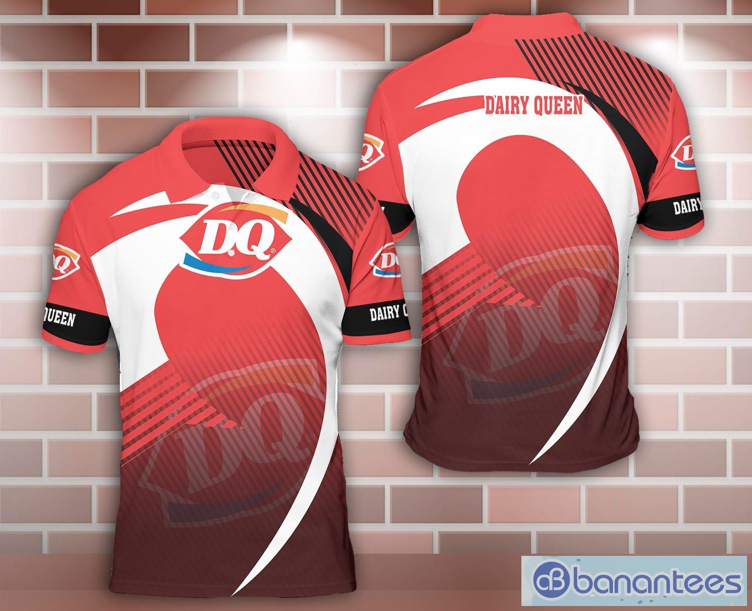 dairy queen 3d sport polo shirt nice gift image dairy queen 3D Sport Polo Shirt Nice Gift Product Photo 1