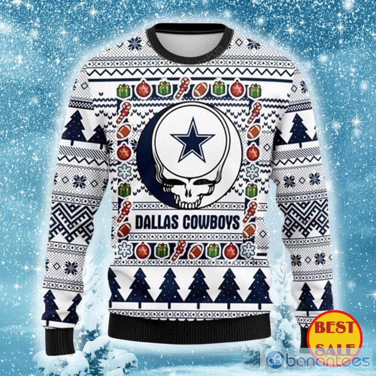 Dallas Cowboys Ugly Christmas Sweater Tree Christmas Gift For Football Fans  - Banantees