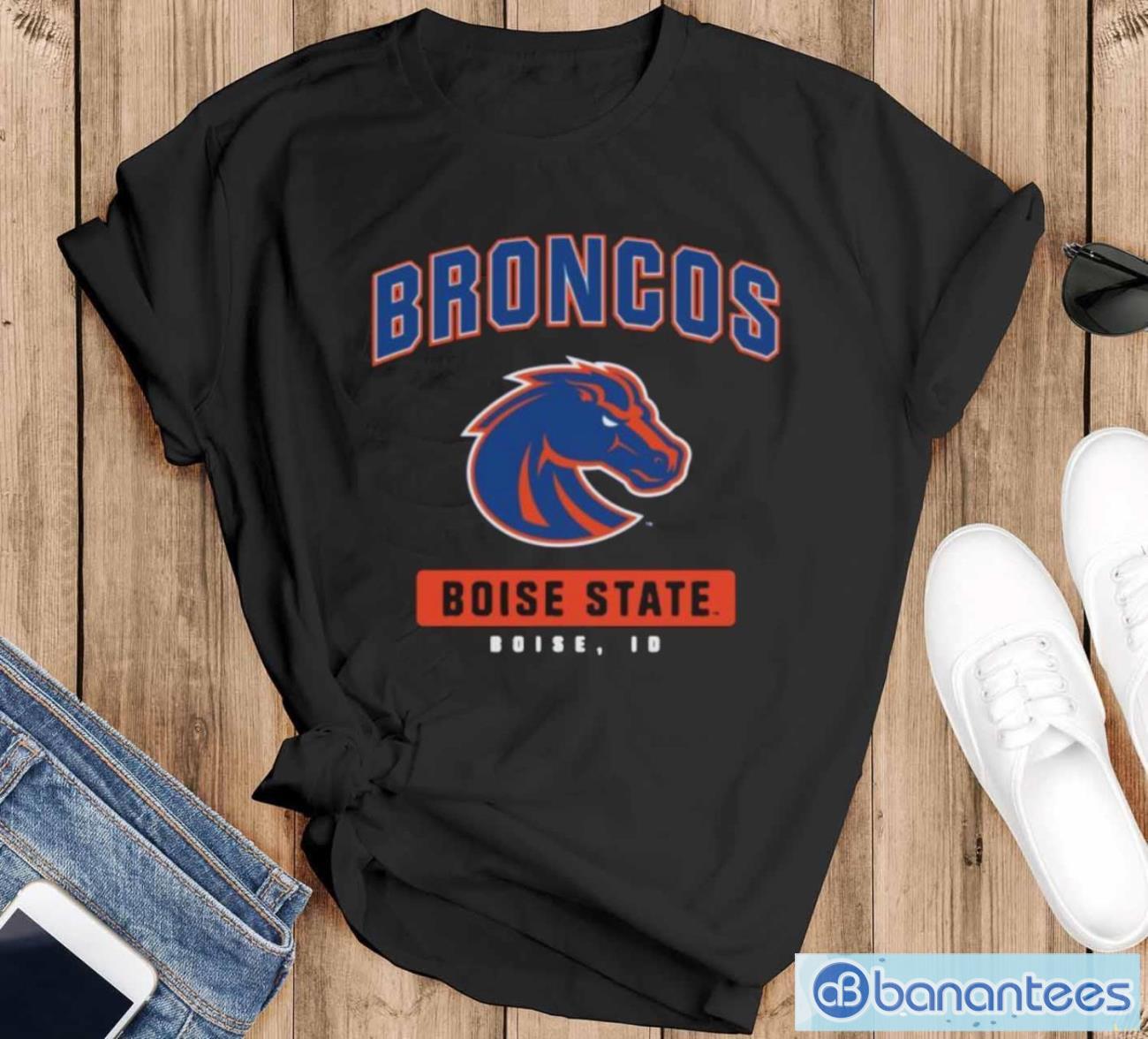 denver broncos boise state id shir image Denver Broncos Boise State Id Shir - Black T-Shirt