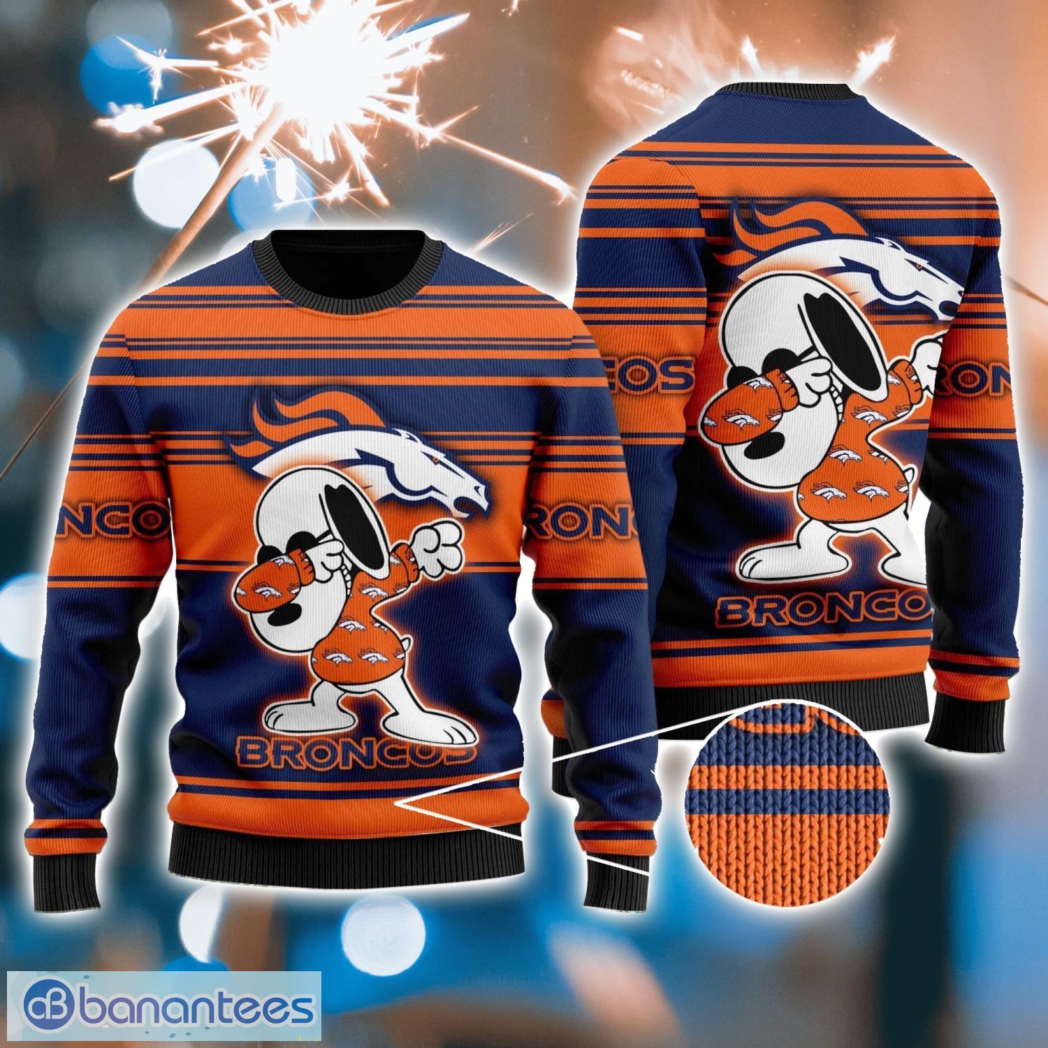 Denver Broncos Snoopy Peanuts Ugly Chriatmas Sweater Christmas Gift For Men  And Women - Freedomdesign