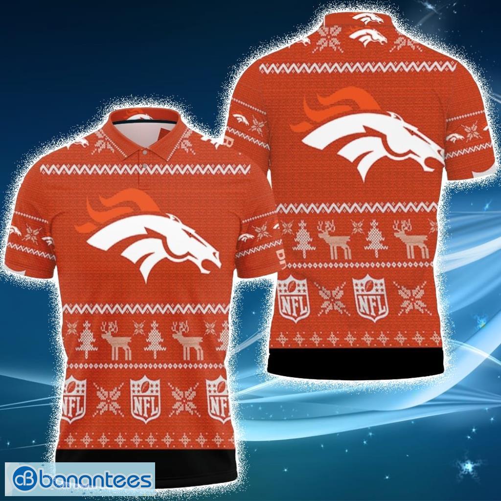 Merry Christmas Denver Broncos NFL Santa And Reindeer Ornaments - Banantees