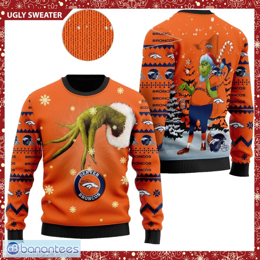 NFL Denver Broncos Christmas AOP Design Knitted Sweater For Men And Women -  YesItCustom