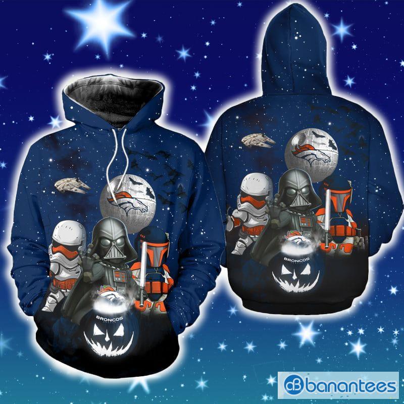 Denver Broncos Christmas Reindeer 3D Hoodie Zip Hoodie Blue Print Holiday  Gift For Fans - Banantees