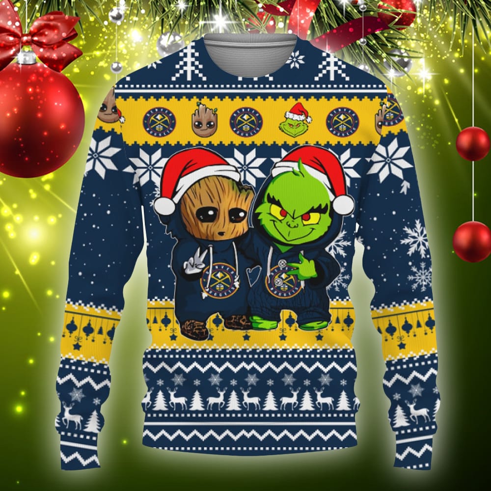 Dallas Mavericks Baby Groot And Grinch Best Friends 3D Pullover Hoodie -  Freedomdesign