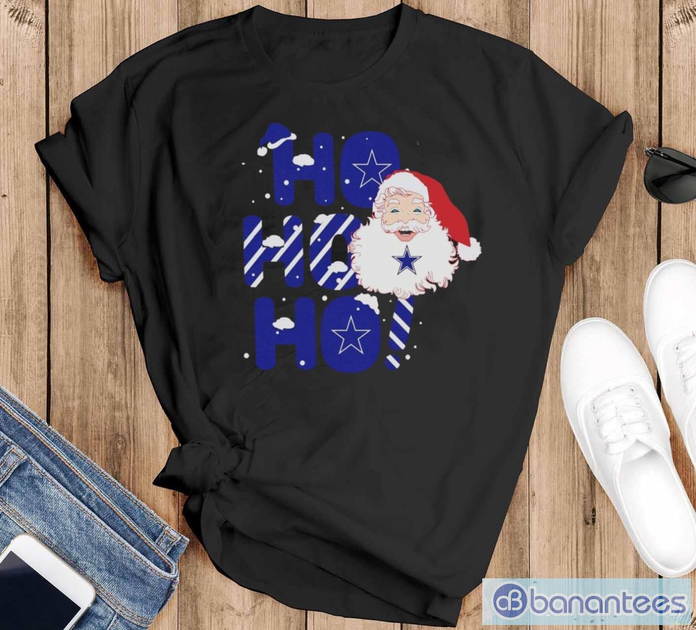 Santa Hat Texas Los Angeles Dodgers Christmas Shirt - Banantees