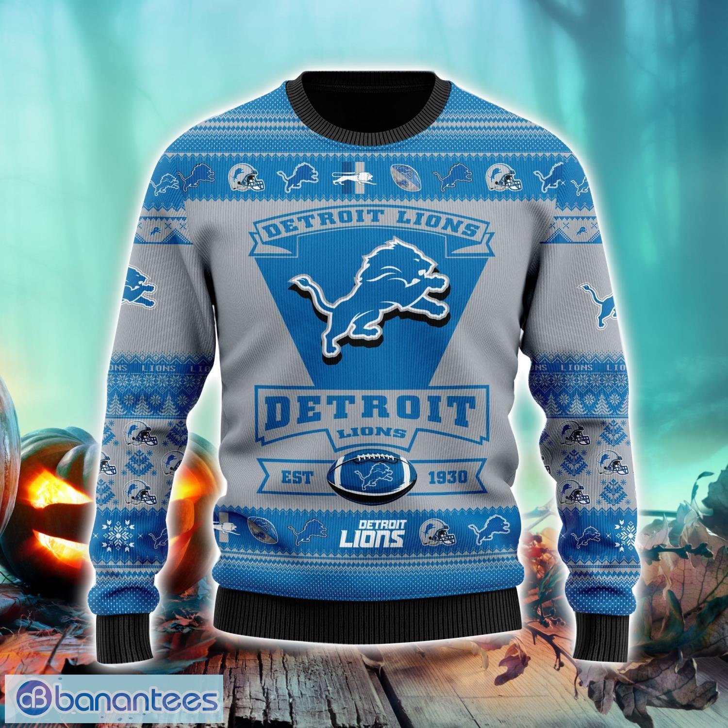 Touch Womens Detroit Lions Knit Sweater