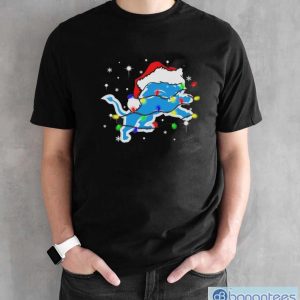 Santa Hat Dabbing Detroit Lions Merry Christmas 2022 shirt, hoodie,  sweater, long sleeve and tank top