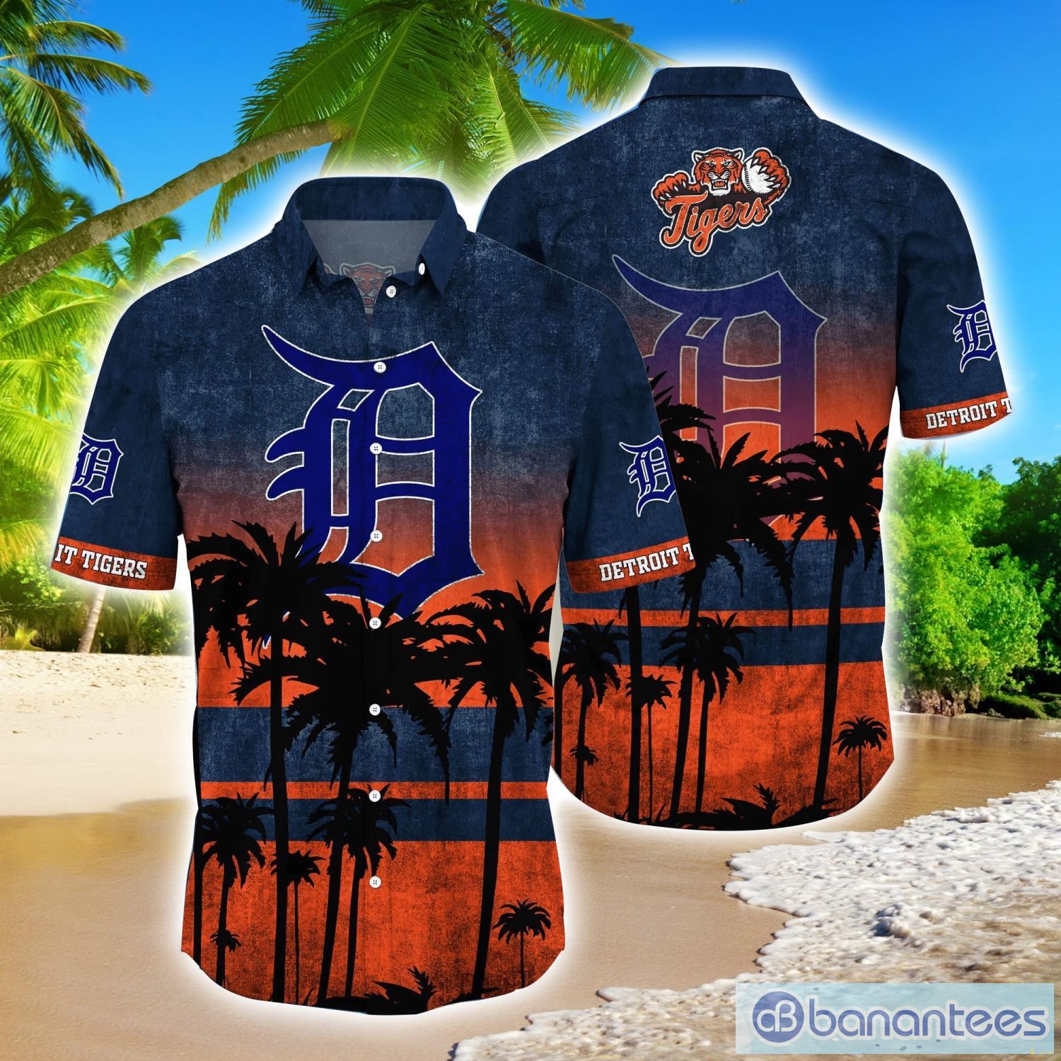 Detroit Tigers MLB Tommy Bahama Tropical Summer Hawaiian Shirt - Listentee