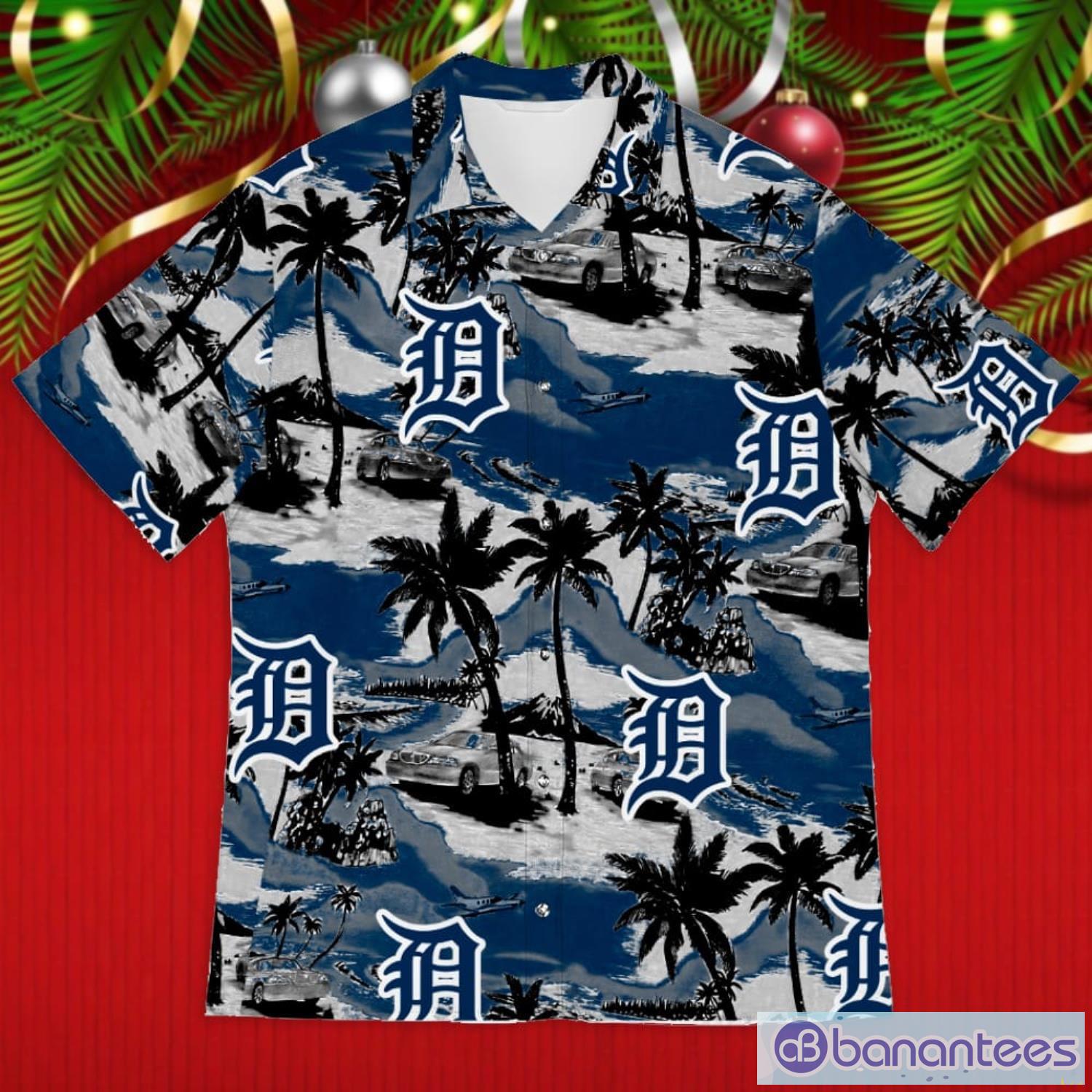 Detroit Tigers Sports American Tropical Patterns Summer Gift 3D Hawaiian Shirt Product Photo 1
