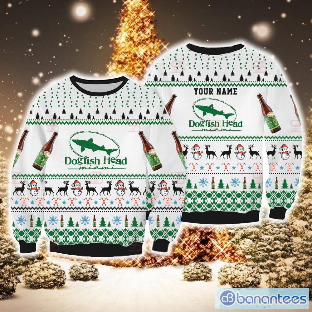 Dogfish Head Brewery Ugly Sweater 3D Hawaiian Shirt For Men And Women Gift  Christmas - Banantees