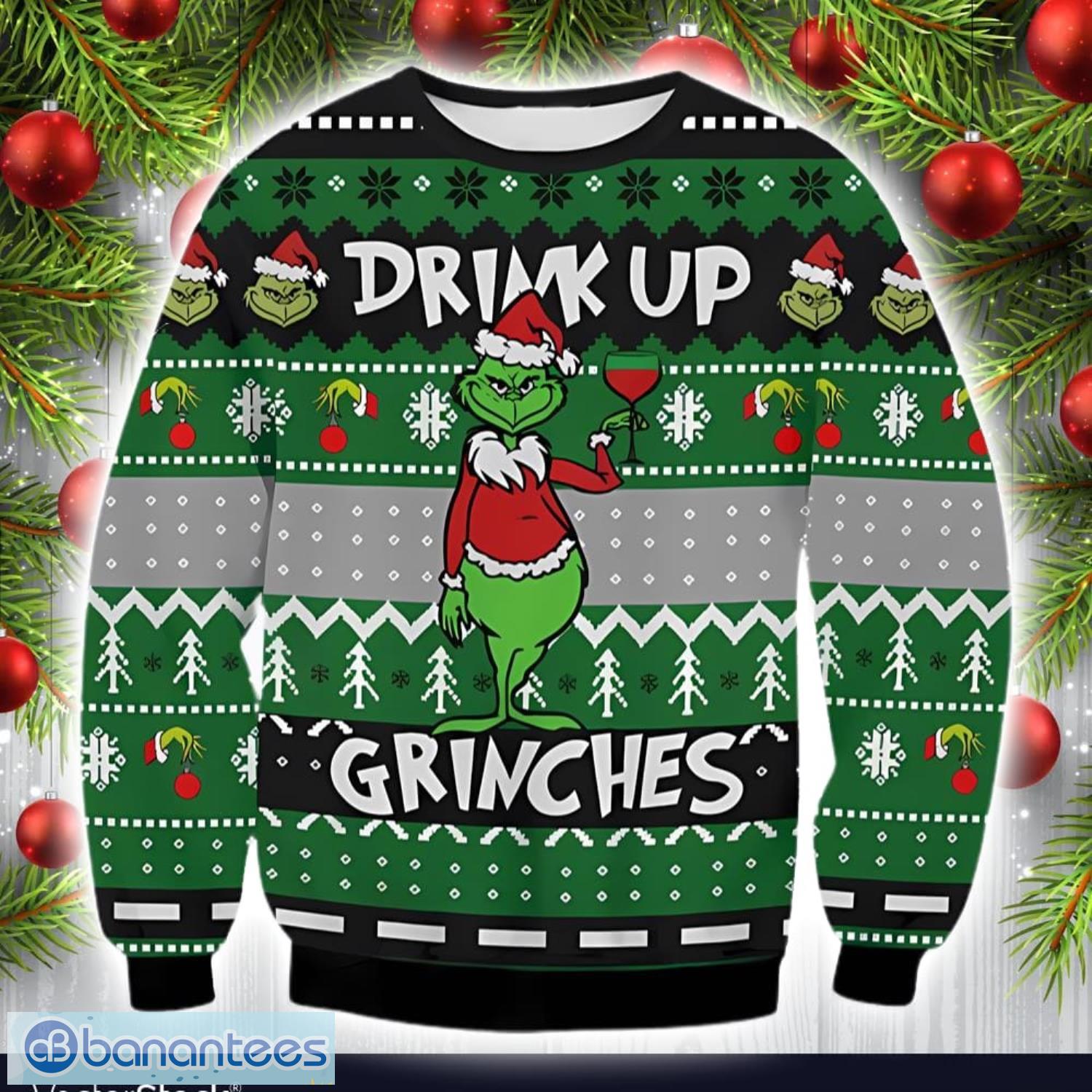 San Antonio Spurs NBA Funny Grinch Ugly Christmas Sweater - Banantees