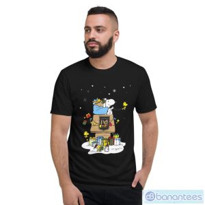 Los Angeles Fc Santa Snoopy Wish You A Merry Christmas 2022 Shirt - Short Sleeve T-Shirt