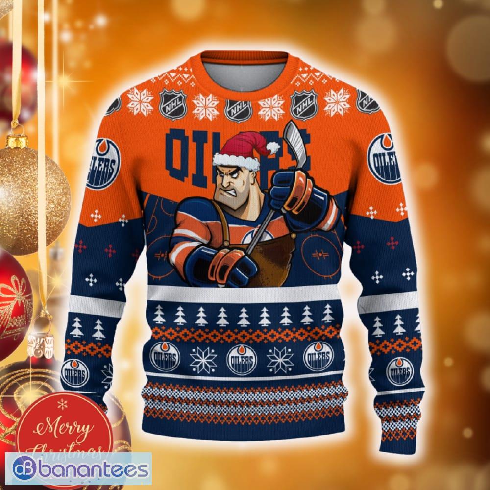 Oilers ugly christmas sweater best sale