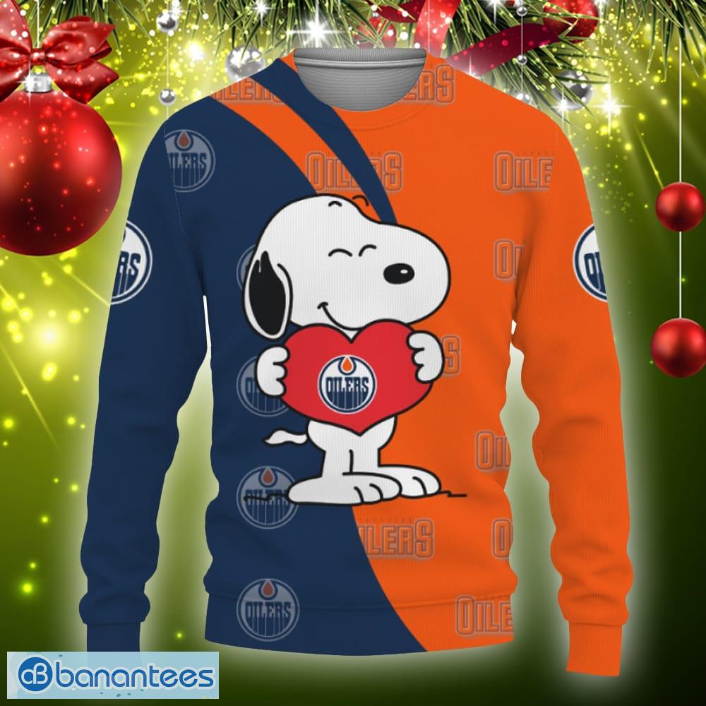 Custom Edmonton Oilers Christmas Sweatshirt NHL Hoodie 3D For Women Men -  Bring Your Ideas, Thoughts And Imaginations Into Reality Today