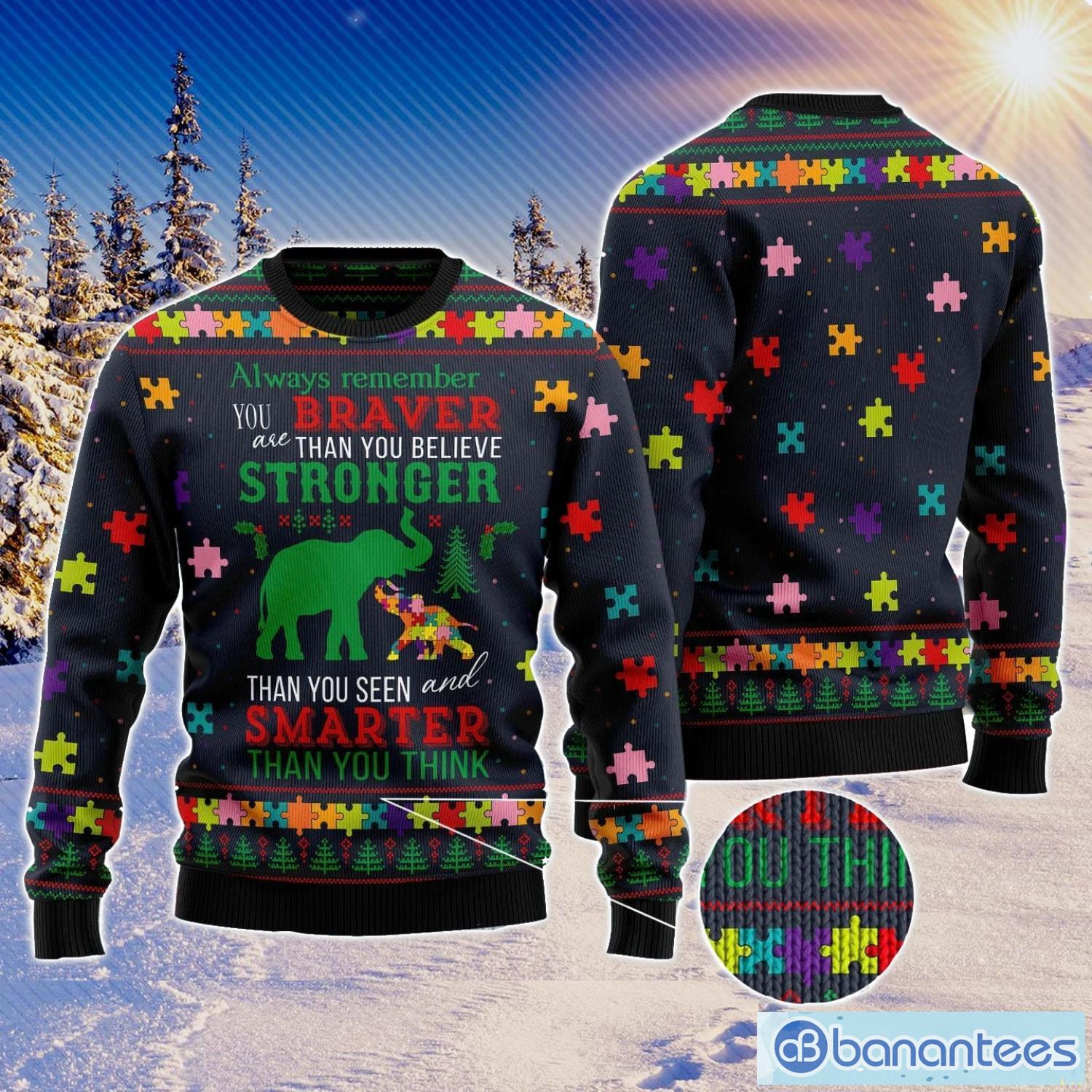 Elephant ugly sale christmas sweater