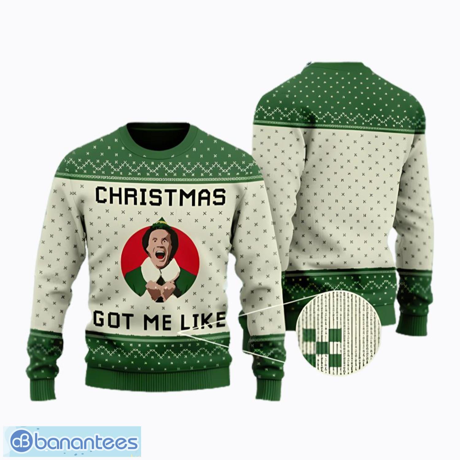 Elf movie sale christmas sweater