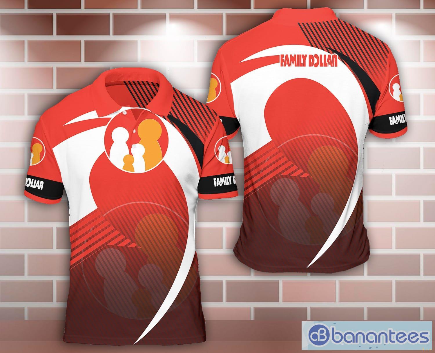 family dollar 3d sport polo shirt nice gift image family dollar 3D Sport Polo Shirt Nice Gift Product Photo 1