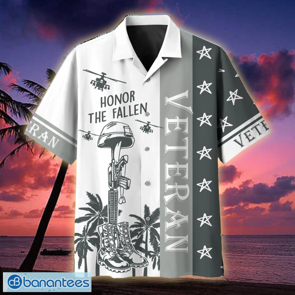 Eagle's presence signifies courage US Army American Pride Hawaiian Shirt  For Veterans - Banantees