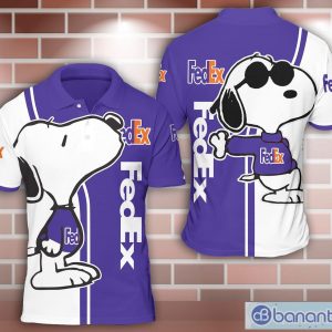 fedex Snoopy Kiss 3D Polo Shirt For Sport Lover Product Photo 1