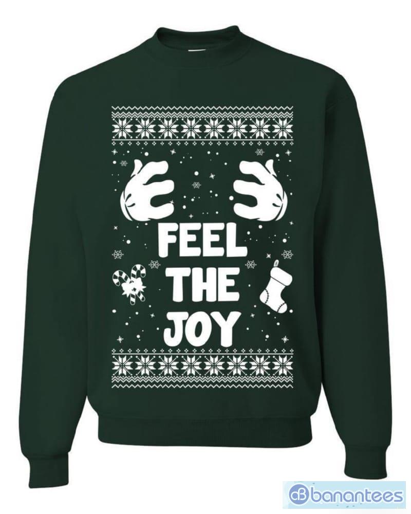 Feel the joy hot sale ugly christmas sweater