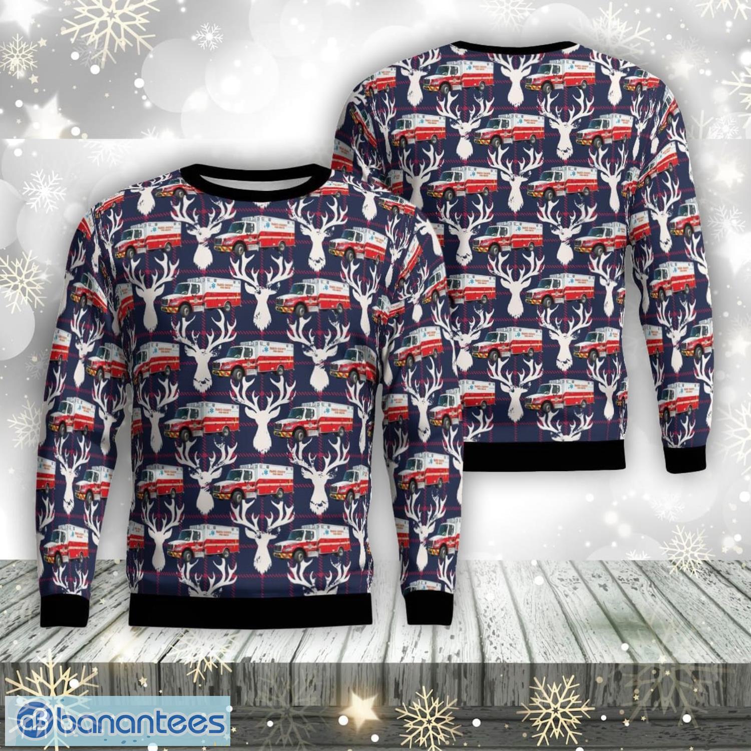 florida pasco county fire rescue christmas aop ugly sweater family gift image Florida Pasco County Fire Rescue Christmas Aop Ugly Sweater Family Gift Product Photo 1