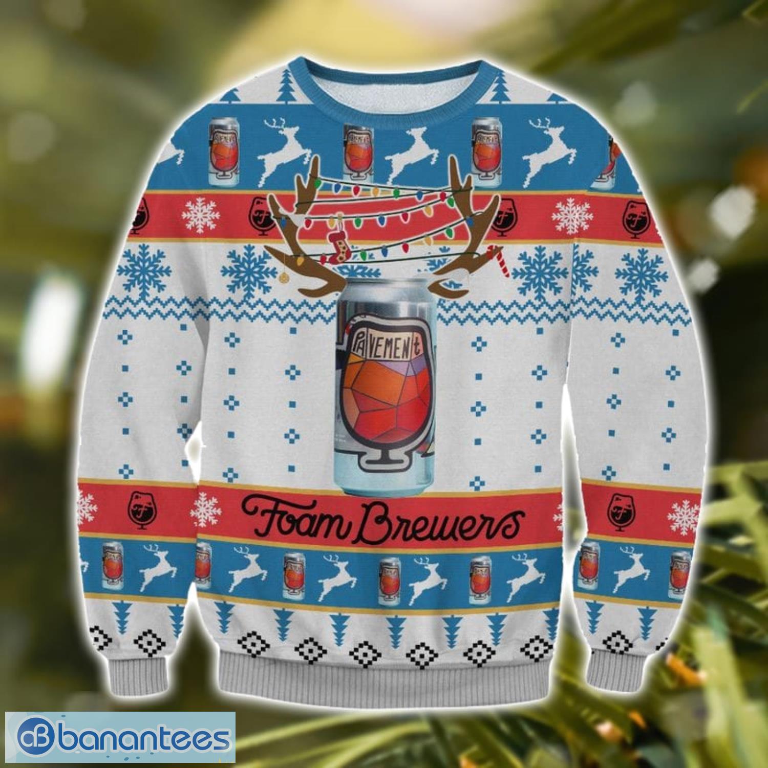 foam brewerys 3d ugly christmas sweater christmas gift image Foam Brewery's 3D Ugly Christmas Sweater Christmas Gift Product Photo
