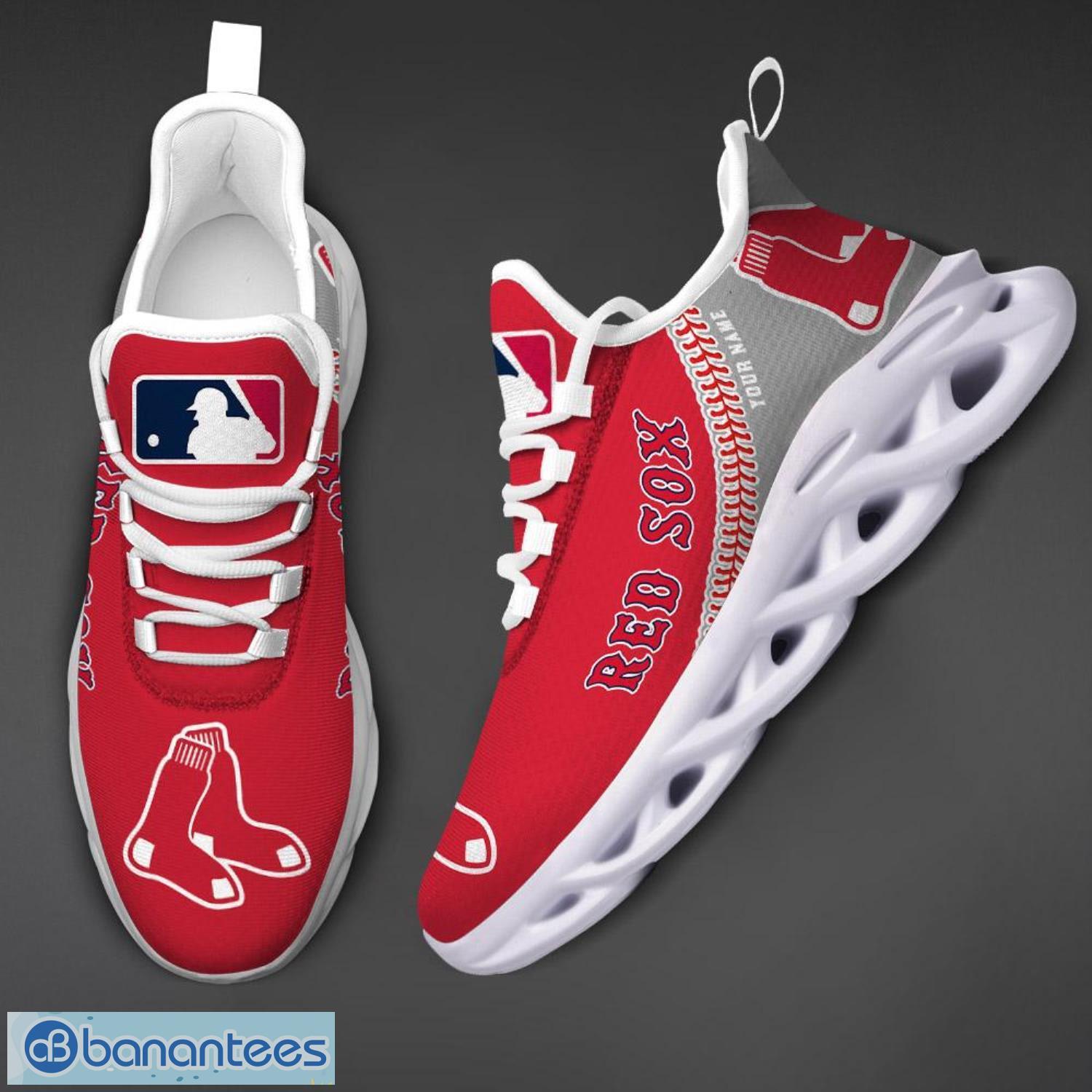 For Fans MLB Boston Red Sox Personalized Name Max Soul Sneakers Shoes -  Banantees