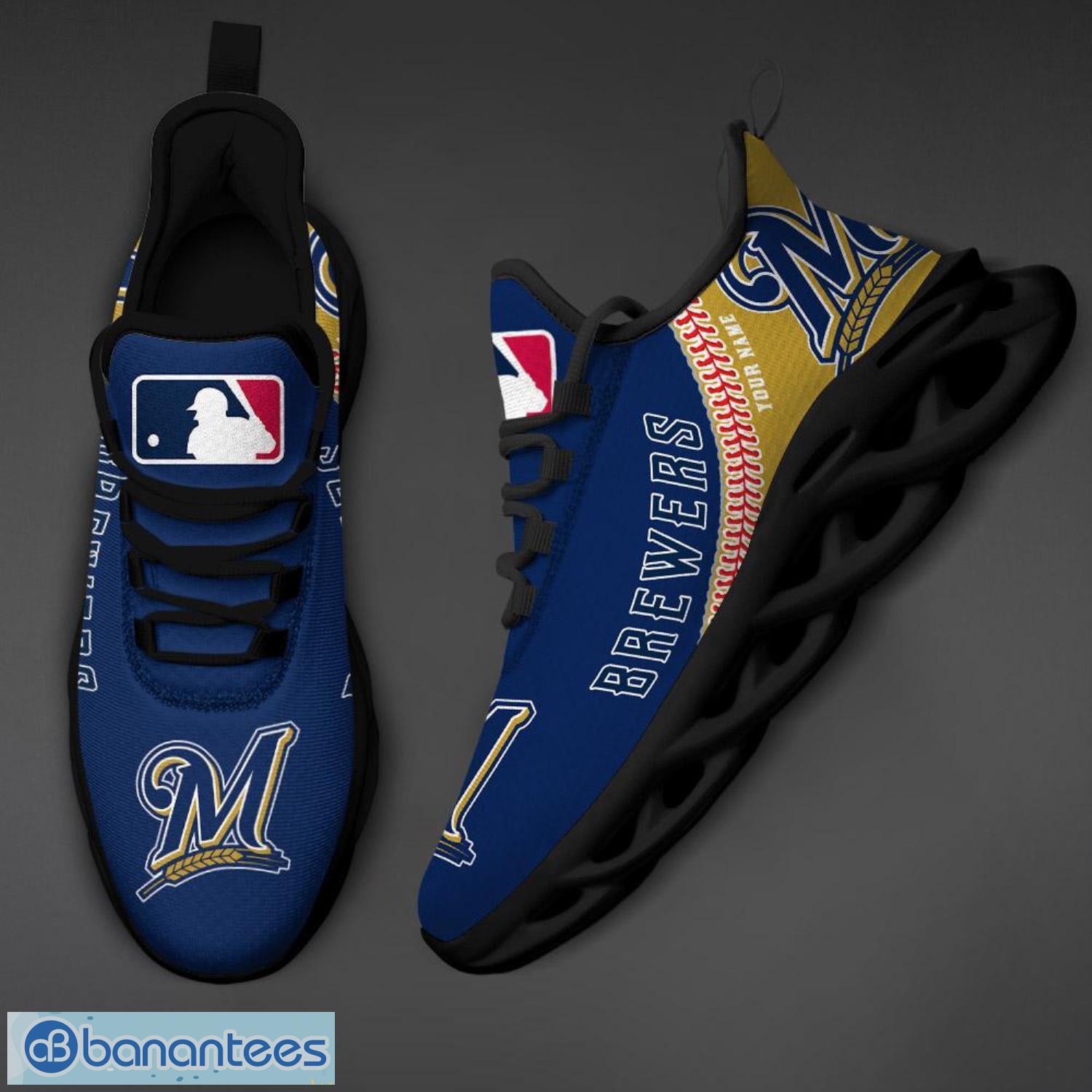 Milwaukee Brewers-Personalized MLB Max Soul Shoes Best Gift For Men And  Women Fans