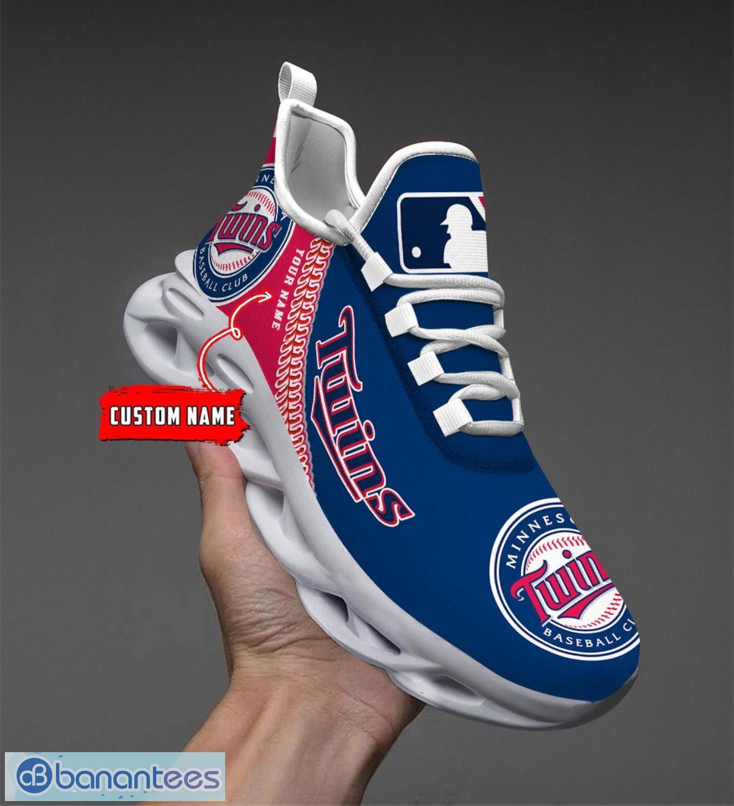 Minnesota Baseball Twins Max Soul Sneakers Running Sport Shoes Custom Name  - Freedomdesign