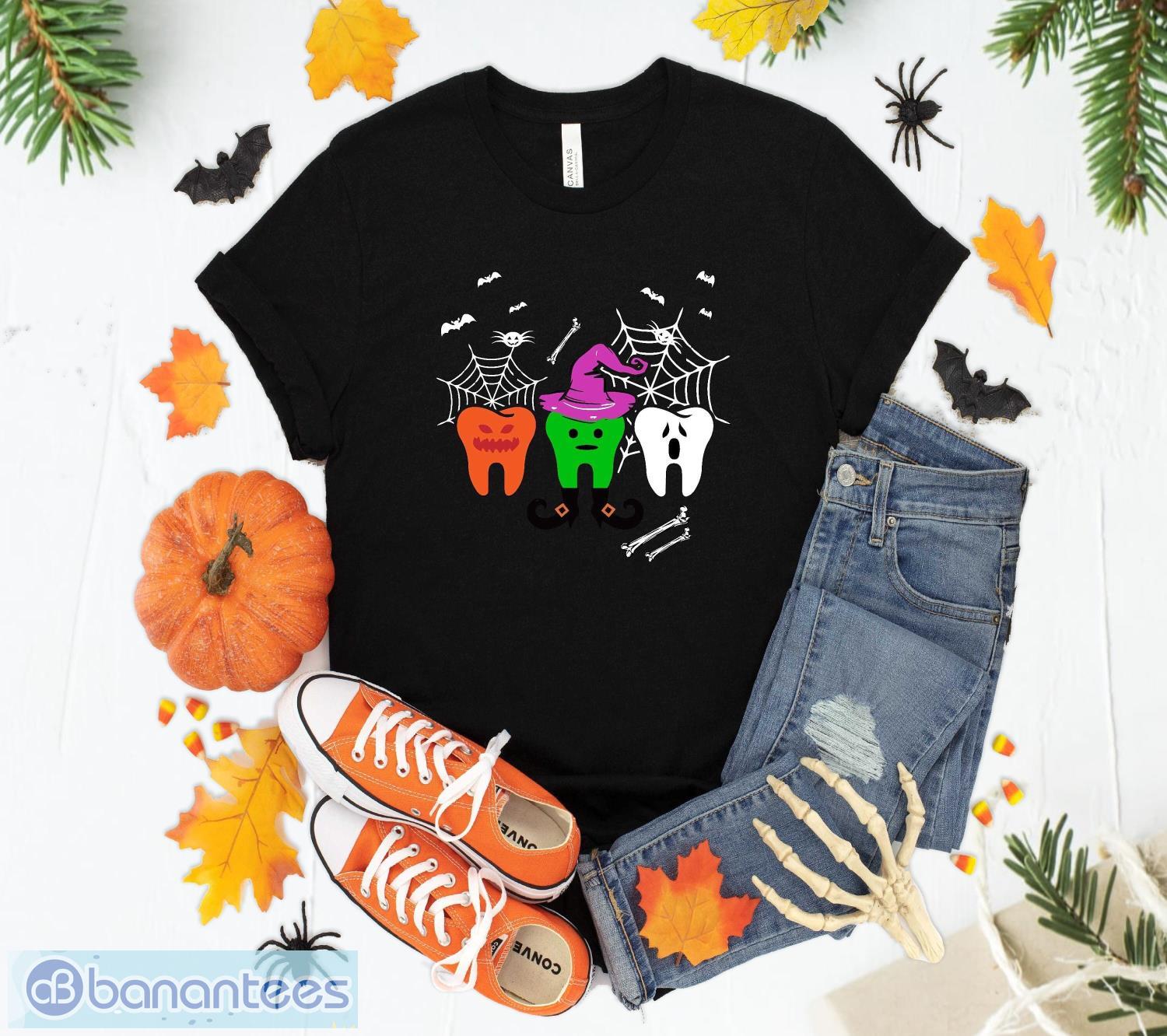 funny-dental-hygienist-halloween-pumpkin-ghost-witch-tooth-t-shirt-sweatshirt-hoodie-unisex-halloween-gift.jpg Funny Dental Hygienist Halloween Pumpkin Ghost Witch Tooth T-Shirt Sweatshirt Hoodie Unisex Halloween Gift Product Photo 1