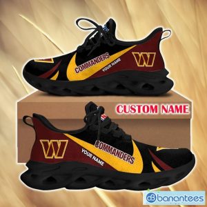 Washington Commanders Style For Fans Custom Name Max Soul Sneakers New Gift Men And Women Clunky Shoes - Washington Commanders Chunky Shoes_1
