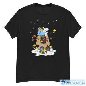 Los Angeles Fc Santa Snoopy Wish You A Merry Christmas 2022 Shirt - G500 Men’s Classic T-Shirt