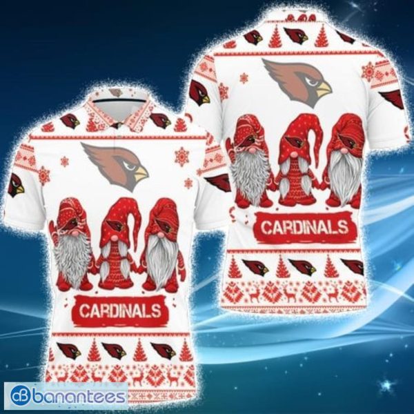 Gnomies Arizona Cardinals Christmas T-Shirt - TeeNavi