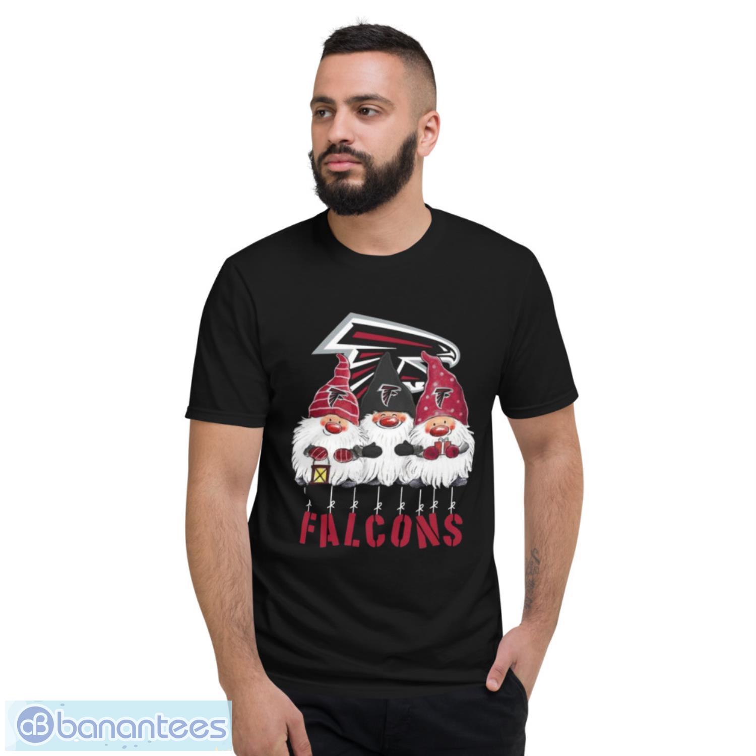 Gnomies Atlanta Falcons Christmas - Short Sleeve T-Shirt Gnomies Atlanta Falcons Christmas - Short Sleeve T-Shirt
