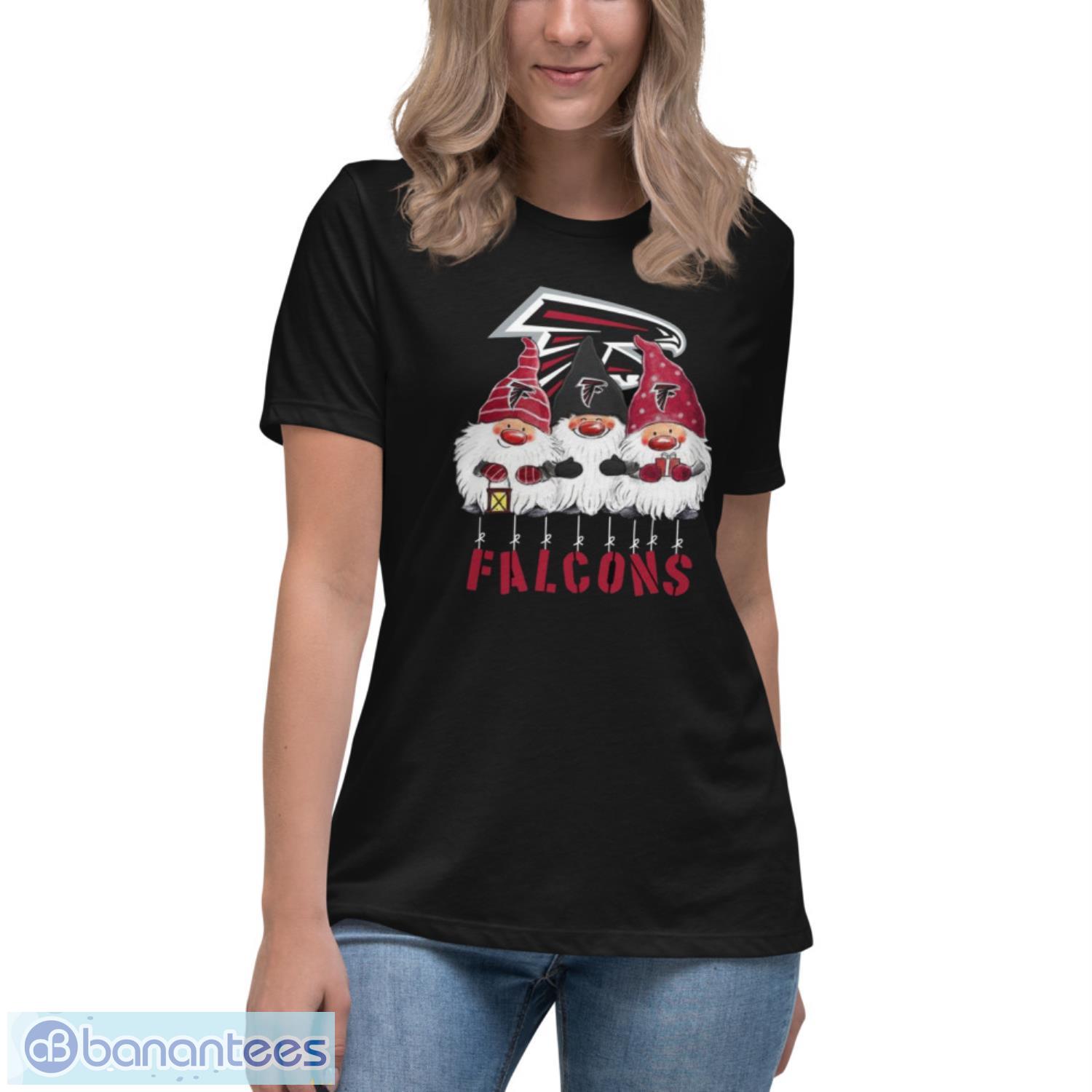 Gnomies Atlanta Falcons Christmas - Women's Relaxed Short Sleeve Jersey Tee Gnomies Atlanta Falcons Christmas - Women's Relaxed Short Sleeve Jersey Tee