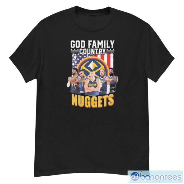 God Family Country Denver Nuggets Signatures Shirt - G500 Men’s Classic T-Shirt