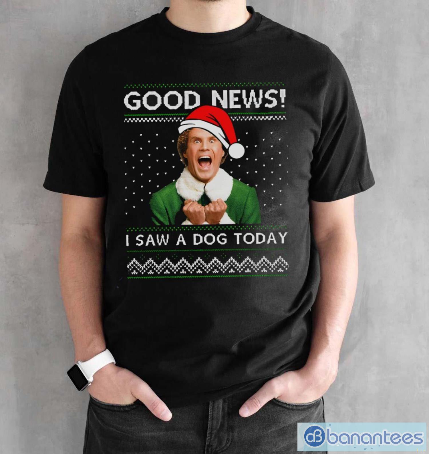 Good News I Saw A Dog Today Movie Quotes T-shirt - Black Unisex T-Shirt Good News I Saw A Dog Today Movie Quotes T-shirt - Black Unisex T-Shirt