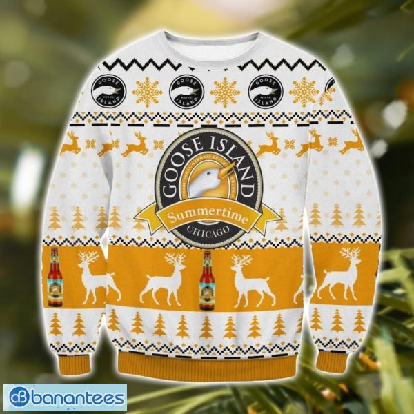 Goose Island 3D Ugly Christmas Sweater Christmas Gift Product Photo 1