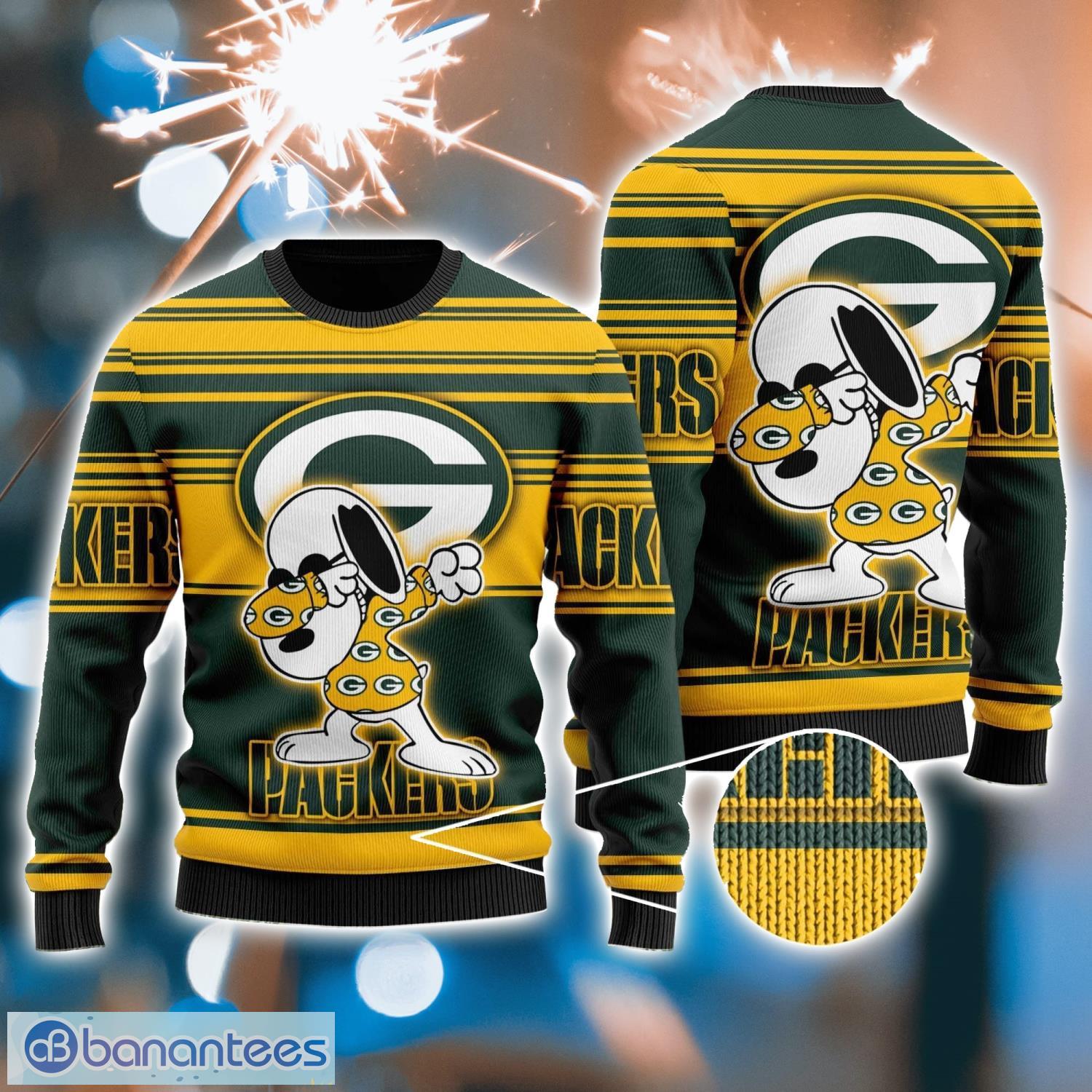 Best Green Bay Packers NFL Super Bowl Full Print Ugly Christmas Sweater -  Banantees