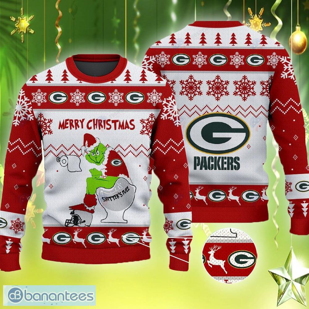 NFL Green Bay Packers Grinch hug Green Bay Packers Ugly Christmas